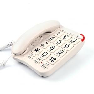 China PSTN Line Portable Corded Phone Black Corded Phones For Seniors on sale