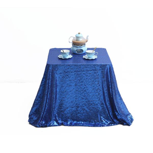 Wholesale factory direct sale multi color textiles tablecloth 3MM sequin tulle lace fabric