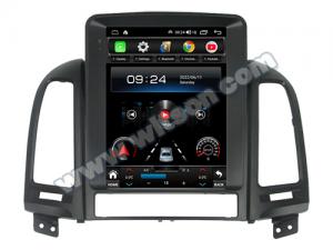 China 9.7'' Tesla Vertical Screen For Hyundai Santa Fe 2 2006-2012 Android Car Multimedia Player on sale