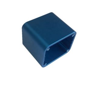 Best Custom Material Blue Extruded Aluminum Project Box , Aluminium Extrusion Box wholesale
