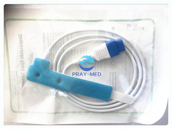 Cheap GE Trusignal Spo2 Allfit Sensor , Disposable Pulse Oximeter Adhesive Sensor for sale