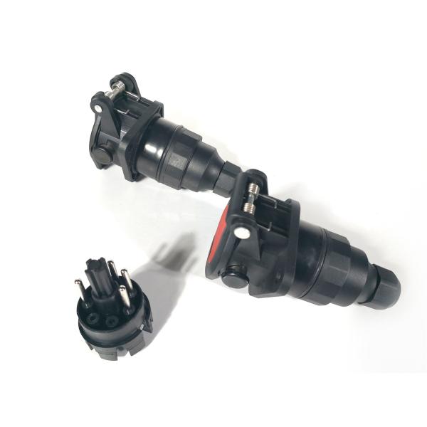 24v 5 Pole ABS Trailer Plug Socket Waterproof European Type Zinc Plated