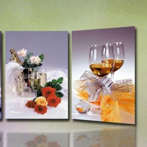 Best high quality 3D Wedding Photo with frame lenticular printing photo-lady portrait painting 3d moving portrait photo wholesale