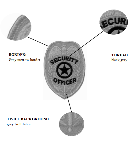 Hook And Loop PMS Embroidered Military Patches For Clothing