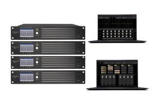 Best DSP Network Audio Amplifier 900W , Class D Mixer Power Amplifier With Control Software wholesale