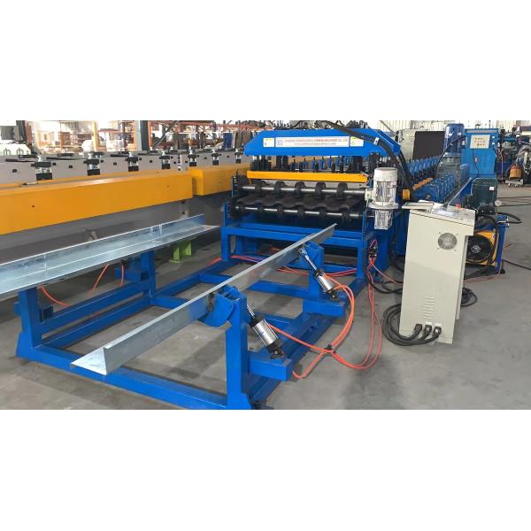 High speed lace shearing step tile metal roofing sheet forming machine