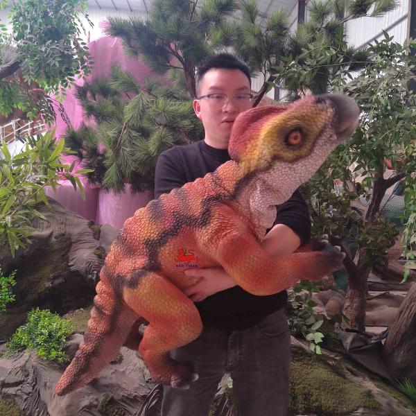 Amusement Park Products Robotic Animatronics Baby Realistic Iguanodonte Puppet