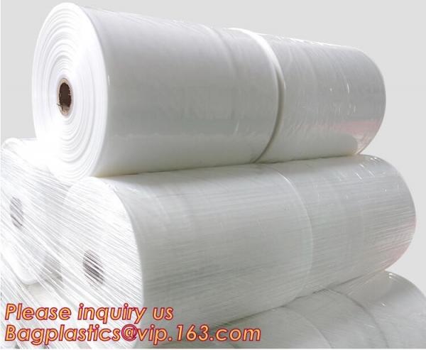 Plastic Construction Film,Construction Industrial Heat Shrink Wrap film roll,LDPE white rolling film,construction builde