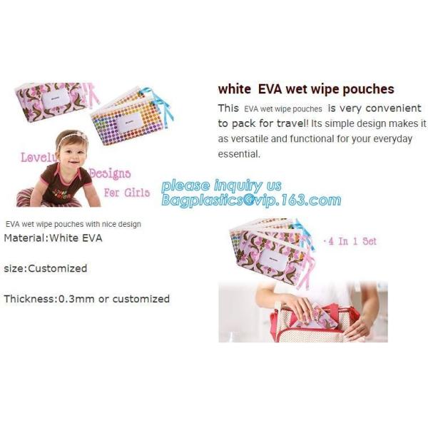 Reusable eva travel wet tissue bag baby /wet tissue container, Reusable Baby Wet Wipe Case Pouch Dispenser,Baby Wet Wipe