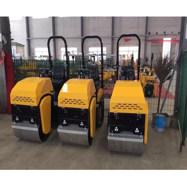 Unique 1 Ton Full Hydraulic Compactor Vibratory Roller Electric Start - Up