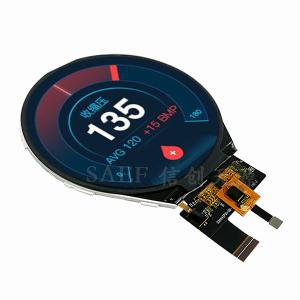 Best TFT LCD display module 3.4&quot; round shape 800x800 IPS full viewing angle MIPI interface with CTP TFT LCD display module wholesale