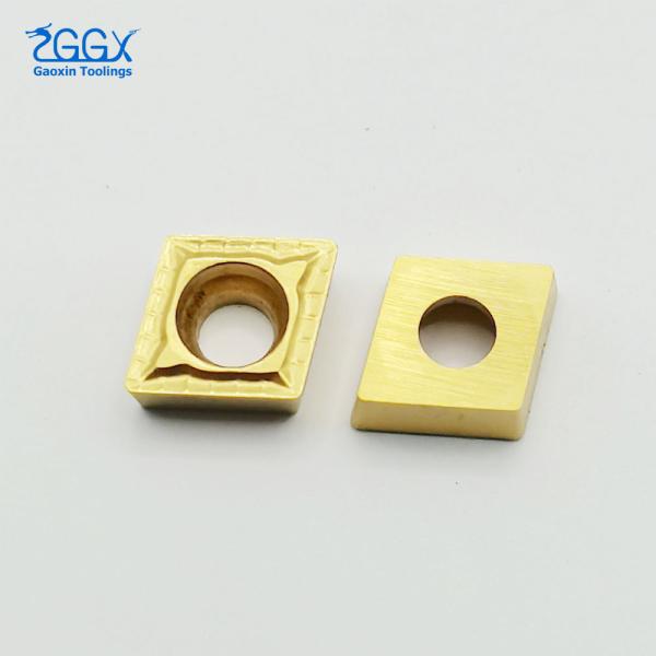 Tungsten Carbide CVD Coated Inserts CCMT060204 For Lathe Turning Tool