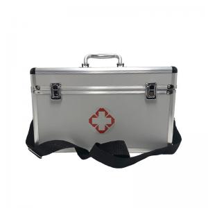 China Two Detachable Layers First Aid Kit Aluminum Alloy Medical Cabinet on sale