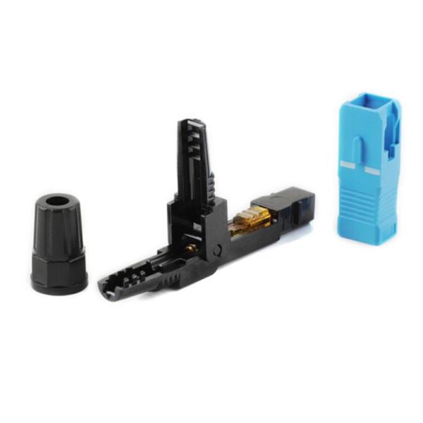 Customized Fiber Optic Connector , Fast SC Connector RoHS Compliant