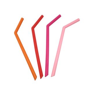 Best 100 percent Eco Friendly Silicone Drinking Straws Big Jumbo Non - Toxic Material wholesale