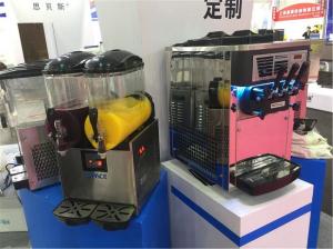 Best High Efficiency Frozen Drink Slush Machine , Slush Juice Machine 2 Bowls wholesale