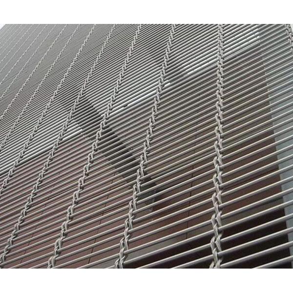 V- Shaped Decorative Metal Mesh Sheets Soft Hanging Curtains