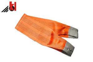 China Polyester Eye Lifting Webbing Sling Belt 1 - 10 Ton Safety Factor 5:1 / 6:1 / 7:1 on sale