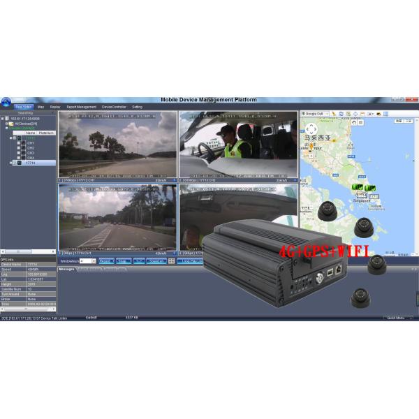 4G/WIFI/GPS G Sensor Mobile Vehicle Recorder 1080P 8 CH HDD/SD 12 Months Waranty