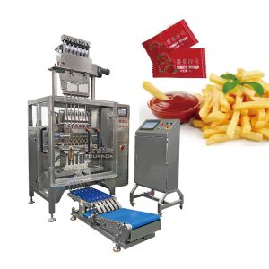 High Speed Multi Lane Liquid Sachet Packaging Machine 55bpm