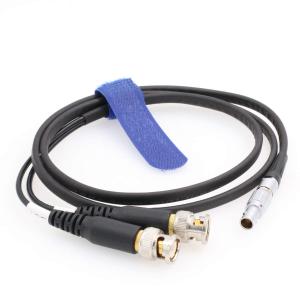 China Sound Devices XL-LB2 0B 5pin Right Angle to Double BNC Time Code Input Output Cable 60cm on sale