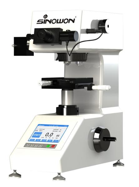 Cheap Motorized Turret Digital Vickers Micro Durometer Hardness Tester with Color Touch screen Bluetooth Data Transfer for sale
