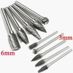 Round Double Cut Tungsten Carbide Rotary Burrs Set for Customization Request