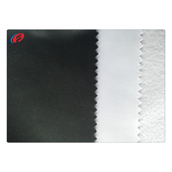 Tricot Knitted Super Poly Polyester Velvet Fabric 220gsm For Garment