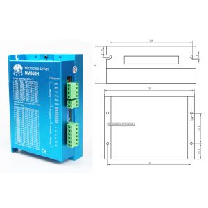 Nema34 6A 155mm Closed Loop Stepper Motor Low Heat