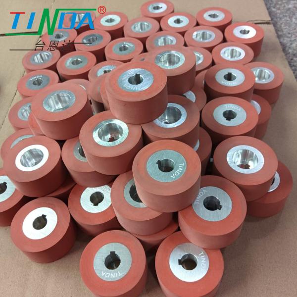 Customize Wear And Skid Resistance Silicone Rubber Wheel For Used In High-Temperature Working Environment