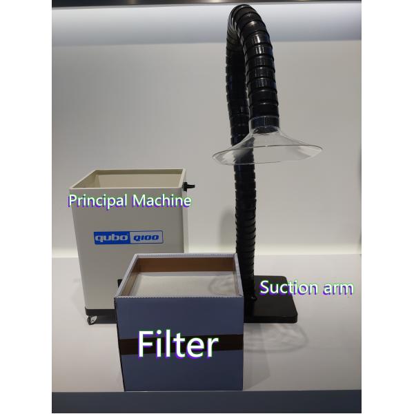 Adjustable Arm 17m/s Mobile Fume Extraction Unit Small Footprint