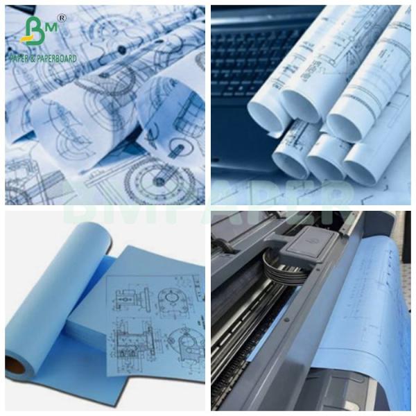 Double Sides Blue 80 GSM Engineering Drawing Designing Graph Paper A0 A1
