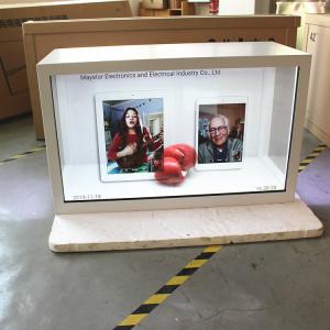 China Automatic Restart Transparent LCD Screen With IR Remote Control Function on sale