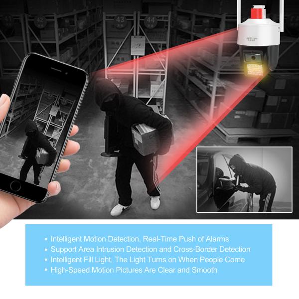 Special Features PTZ Camera C2430TD-10A WIFI Security Webcam With Human Motion Tracking