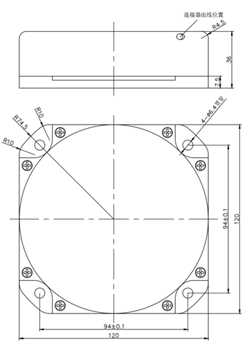 FG-120C High Precision Single-Axis Fiber Optic Gyroscope Zero Bias Stability and Constant Temperature Bias Repeatability