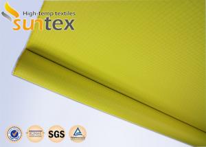China Fire Retardant PU Coated Waterproofing Fiberglass Cloth Fire Resistant Fabric on sale