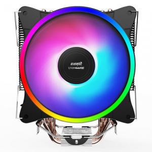 Best RGB CPU Cooler High air flow  tower type CPU Cooler with 4 Heat Pipes for intel AMD wholesale