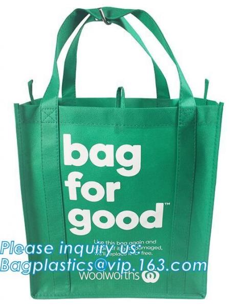 Eco friendly custom slogan laminated pp non woven bag with private logo, Home textile packaging non woven bag for bed sh
