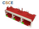 1*3 Port RJ45 Connector D Type RJ45 Modular Jack 8P8C RJ45 Connector