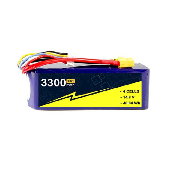 70C 14.8V 3300mAh 2S 3S 4S RC Airplane Lipo Battery Excellent Security