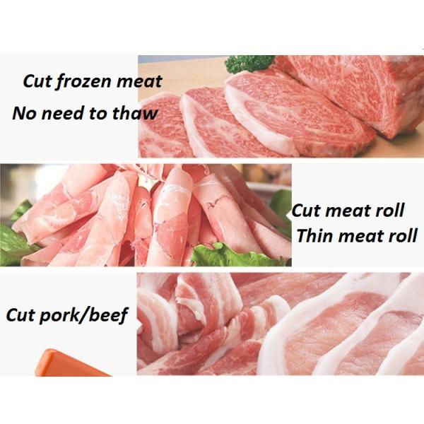 Frozen Meat Beef Mutton Roll Cut Machine for Ham Cut Meat Slicing