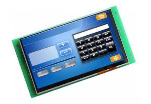 China 7 Inch 800 * 480 Uart Projected Capacitive Touch Screen With RS232 / TTL Interface For Raspberry Pi on sale