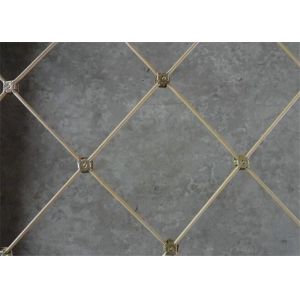 Galvanized Steel Wire Rockfall Netting 30m Length 75cm Mesh