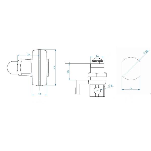 High Quality Zinc Alloy Lever for Padlock