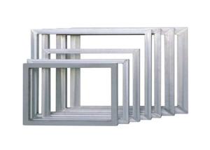 T / X Shape Customized Screen Printing Frame With Polyester Mesh For Cloth Printing