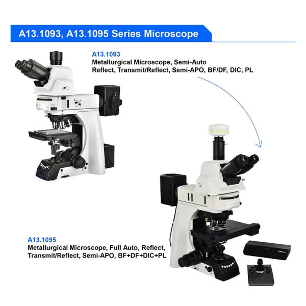 Microscope Semi APO BF+DF+DIC+PL A13.1095-R Full Auto Reflect Portable Metallurgical