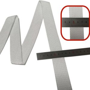 32mm Polyester Luggage Webbing White Polyester Ratchet Straps