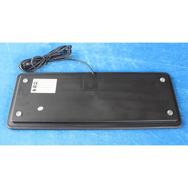 IP68 waterproof industrial rubber medical keyboard with backlit touchpad