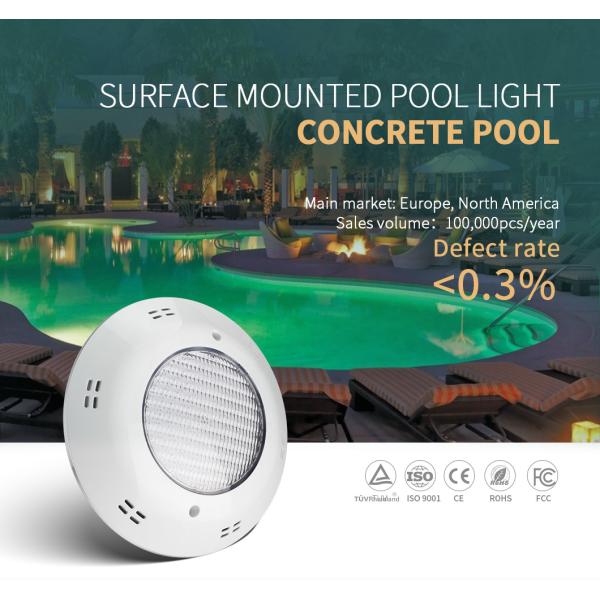 IP68 AC12V VDE Led Swimming Pool Light 18W Synchronous Control