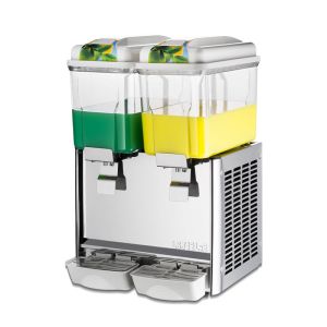 Best Refrigerated Double Beverage Drink Dispenser 300W 12l Multiple Juice Dispenser wholesale
